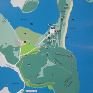 Wenderholm-Regional-Park-map